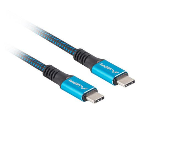 Lanberg Kabel USB-C 4.0 100W 5K/60Hz 0,5m - 1086471 - zdjęcie 2